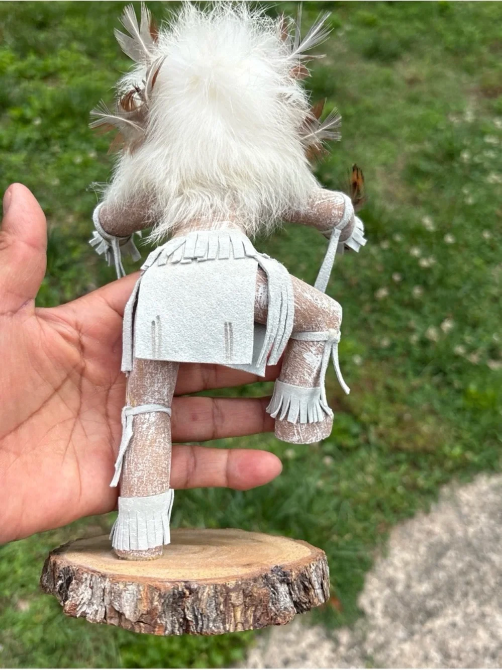 Handmade Native American Navajo Made Owl Kachina Doll , by Kenneth